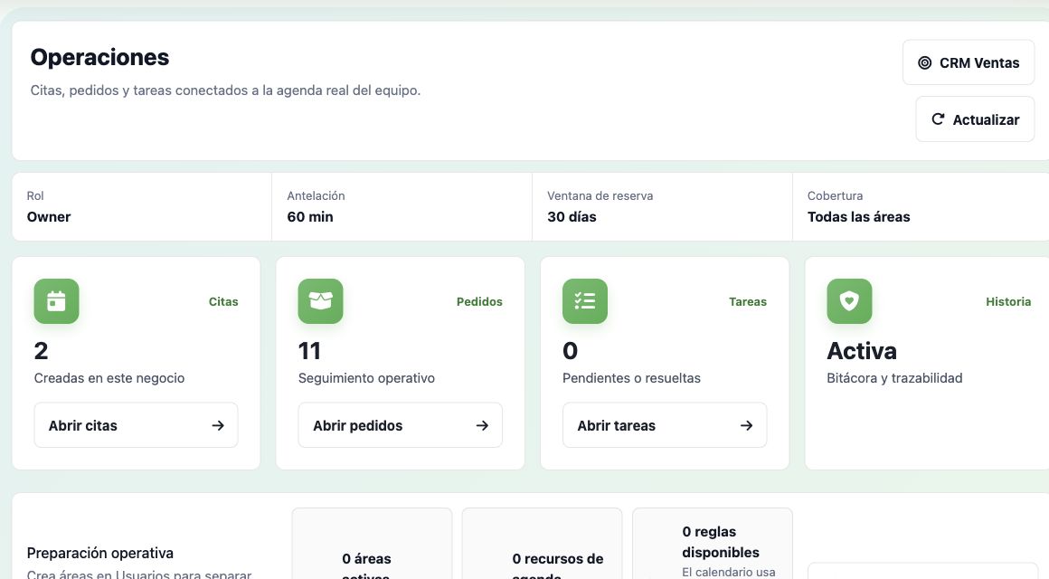 Operaciones de Auraava